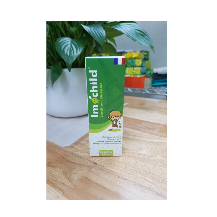 Siro Imochild Tăng Đề Kháng và Kích Thích Trẻ Ăn Ngon - Hỗ Trợ Bổ Sung Vitamin và Khoáng Chất 125ml