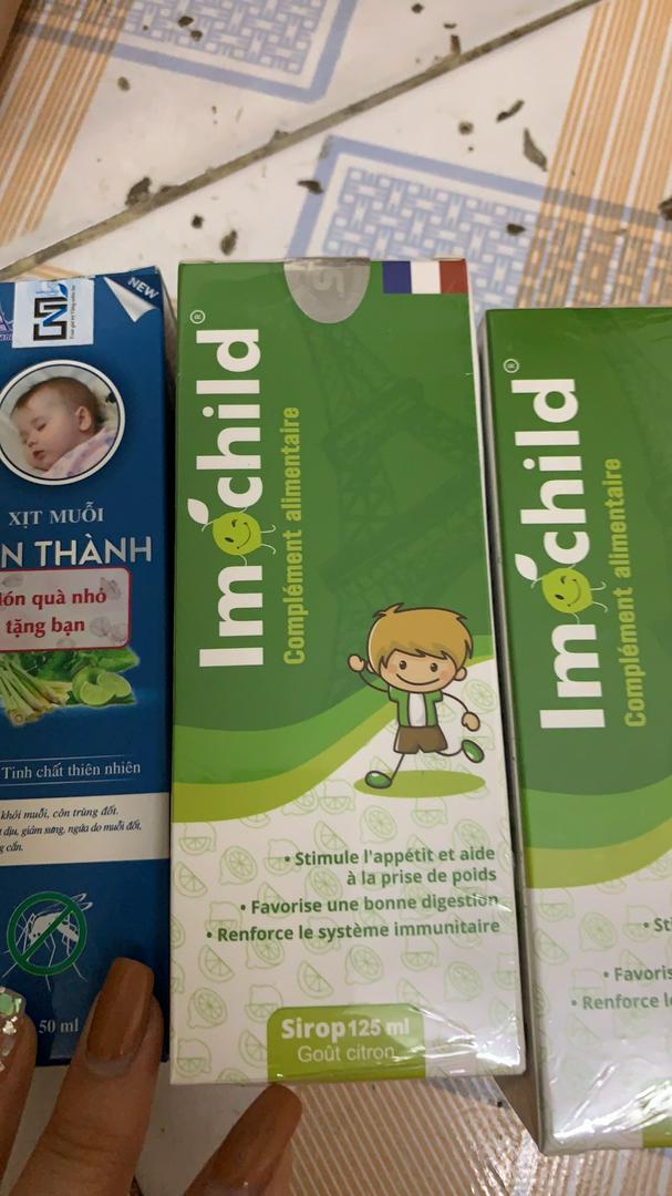 Siro Imochild Tăng Đề Kháng và Kích Thích Trẻ Ăn Ngon - Hỗ Trợ Bổ Sung Vitamin và Khoáng Chất 125ml