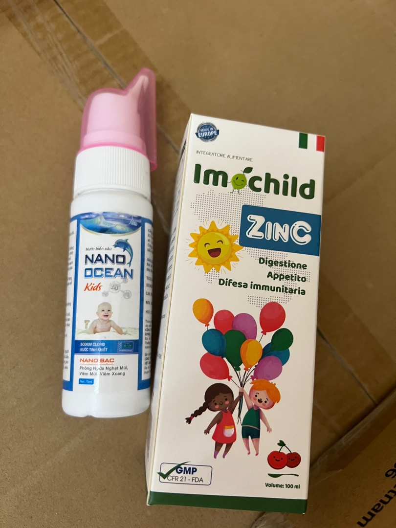 Siro Imochild Zinc 100ml - Hỗ trợ bổ sung kẽm, kích thích trẻ ăn ngon, tăng sức đề kháng và cải thiện hệ tiêu hóa cho bé.