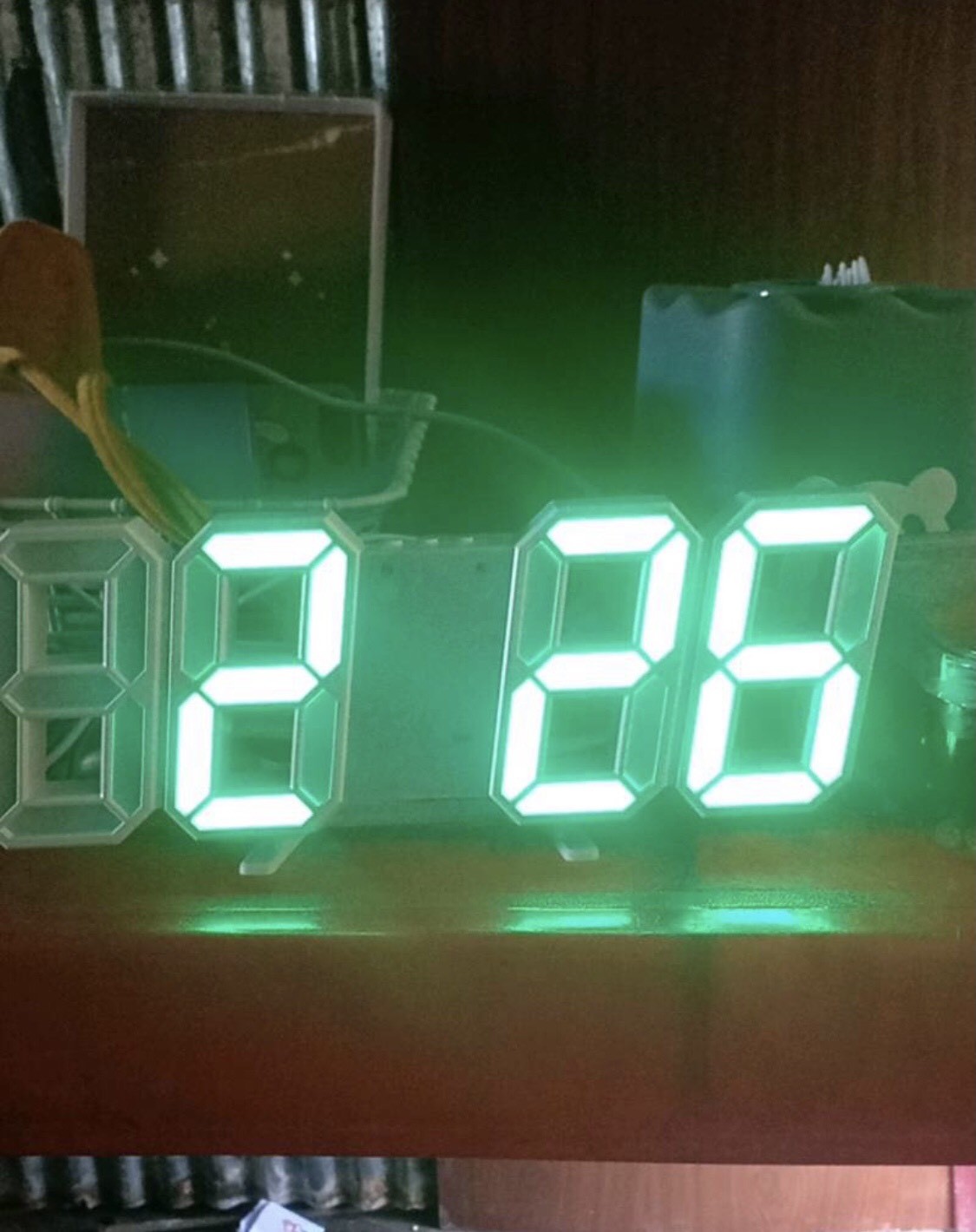 Đồng hồ LED 3D Treo Tường & Để Bàn Jiashi DHL02 - Thiết Kế Hiện Đại, Hiển Thị Thời Gian, Ngày Tháng & Nhiệt Độ, Phù Hợp Trang Trí Nội Thất