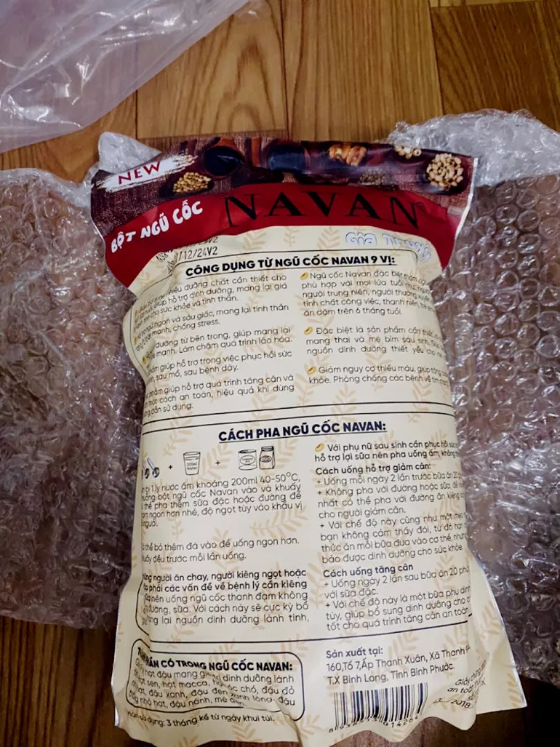 Bột Ngũ Cốc Navan 7 Vị Tăng Cân - Dinh Dưỡng Từ 7 Loại Đậu Hữu Cơ, Giải Pháp Tăng Cân Hiệu Quả, Thức Uống Sức Khỏe Việt Nam