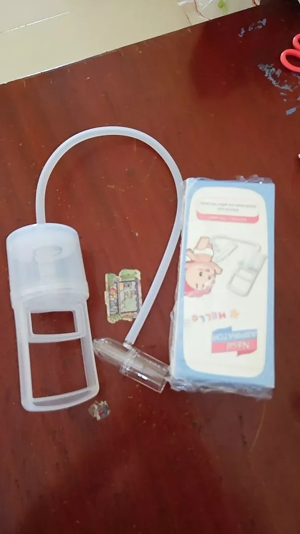 Dụng cụ hút mũi kéo tay Nasal Aspirator Hello - Tiện lợi, an toàn cho trẻ em 0-6 tuổi, dễ vệ sinh, không cần pin, không gây tiếng ồn