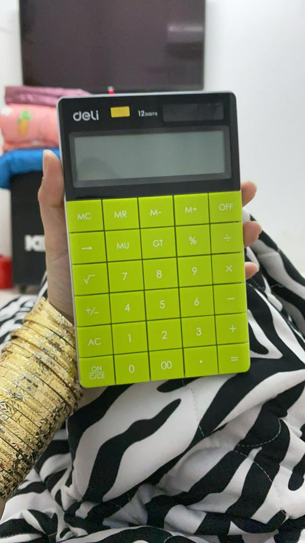 Máy Tính Để Bàn Thông Minh Deli E1589 - 12 Số, Màn Hình LCD Dễ Đọc, Thiết Kế Gọn Nhẹ, Nút Bấm Nhạy, Phù Hợp Văn Phòng, Học Tập