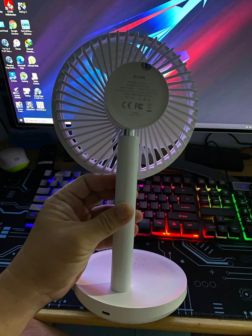 Quạt Tích Điện Mini Để Bàn Xiaomi Solove F5 - Sạc 4000mAh, Chạy Liên Tục 12 Tiếng, 3 Tốc Độ Gió, Nhiều Màu Sắc ấn Tượng