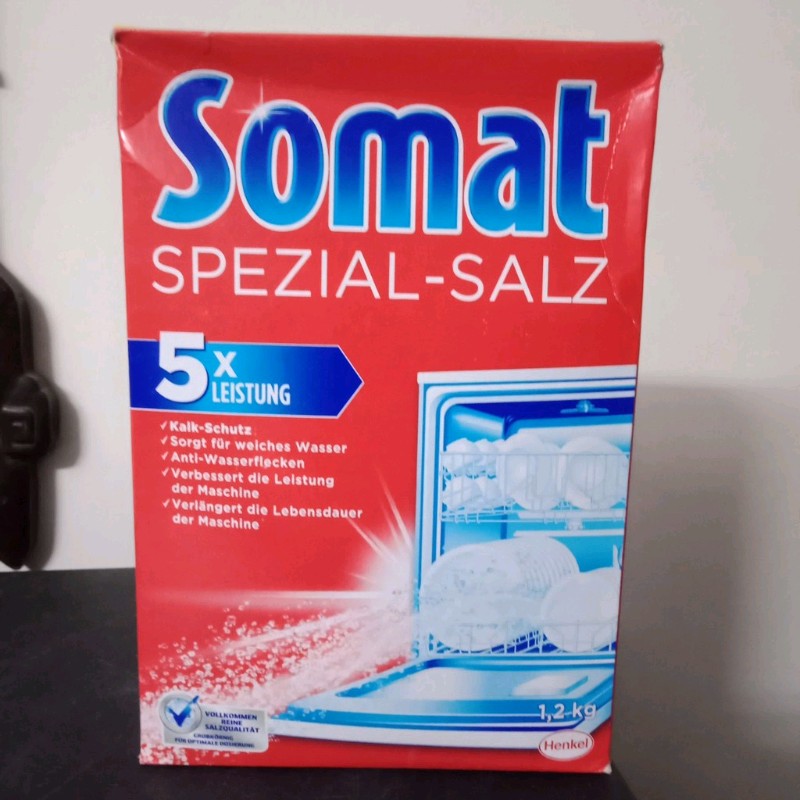 Muối Rửa Chén Bát Somat 5X 1.2kg - Giải Pháp Vệ Sinh Cho Máy Rửa Bát Hiệu Quả, An Toàn Cho Sức Khỏe