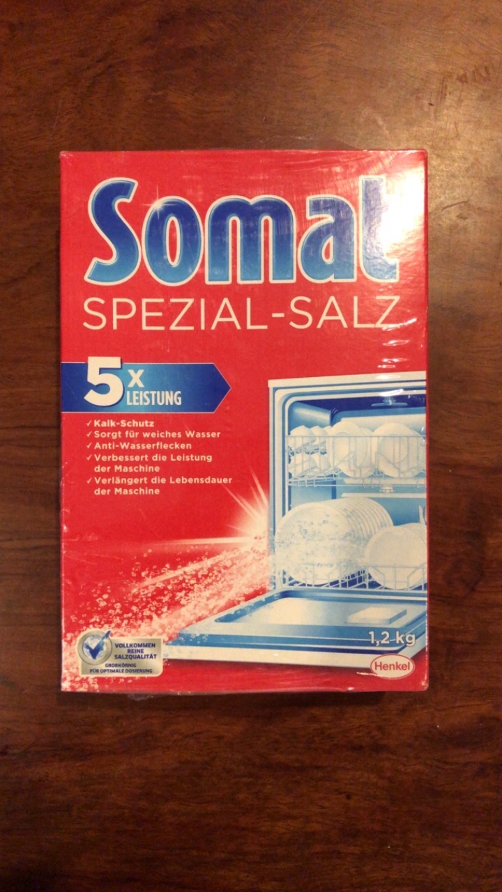 Muối Rửa Chén Bát Somat 5X 1.2kg - Giải Pháp Vệ Sinh Cho Máy Rửa Bát Hiệu Quả, An Toàn Cho Sức Khỏe