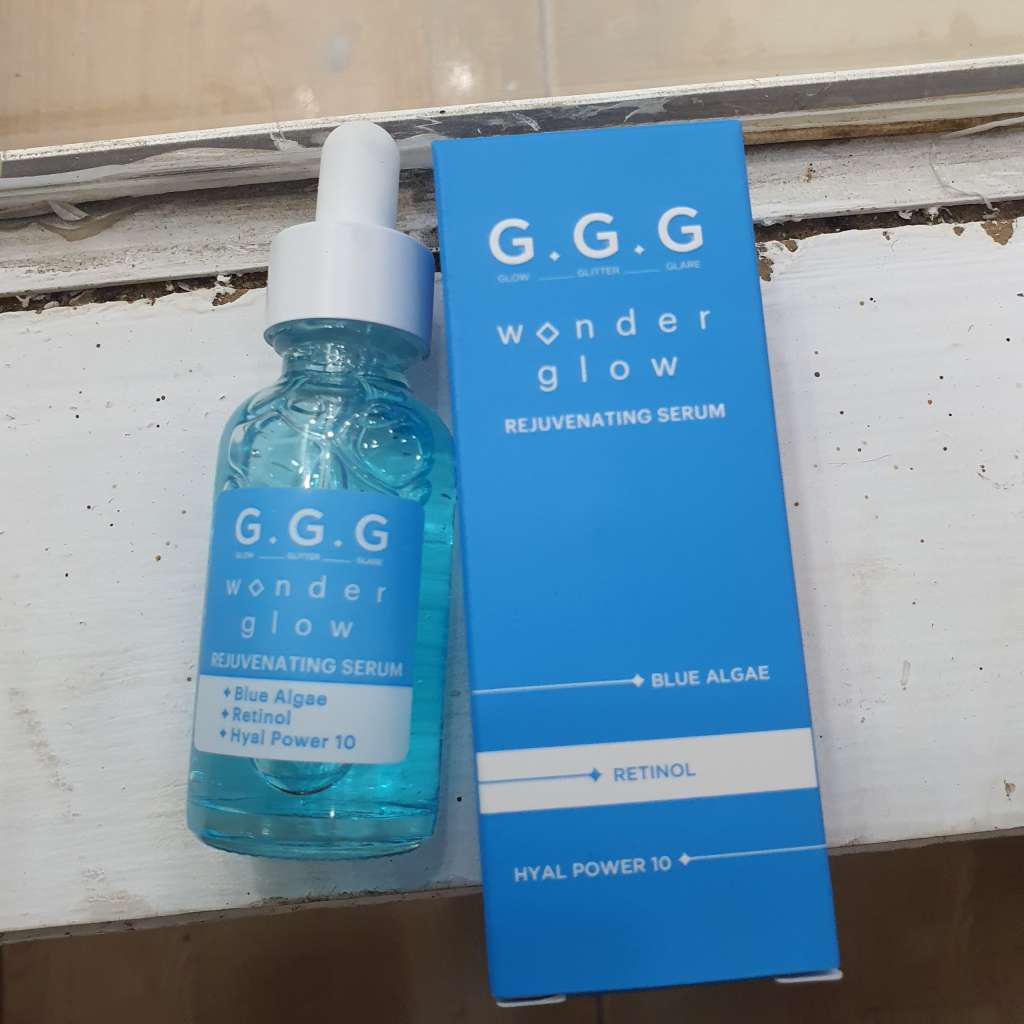 Serum G.G.G Wonder Glow 30ml - Hỗ Trợ Trẻ Hóa Da, Cấp Ẩm Sâu, Giảm Nếp Nhăn, Làm Sáng Da, Dưỡng Da Từ Thiên Nhiên