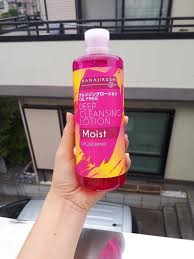 Nước Tẩy Trang Hanajirushi Deep Cleansing Lotion Moist Nhập Khẩu Nhật Bản - Làm Sạch Sâu và Cấp Ẩm Cho Da 500ml