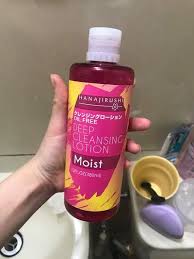 Nước Tẩy Trang Hanajirushi Deep Cleansing Lotion Moist Nhập Khẩu Nhật Bản - Làm Sạch Sâu và Cấp Ẩm Cho Da 500ml