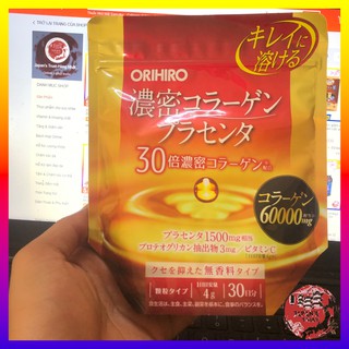Bột Collagen Nhau Thai Heo Orihiro 60000mg - Duy Trì Sức Khỏe & Làm Đẹp Da Cho Phụ Nữ Trên 45 Tuổi, Dễ Uống 120g