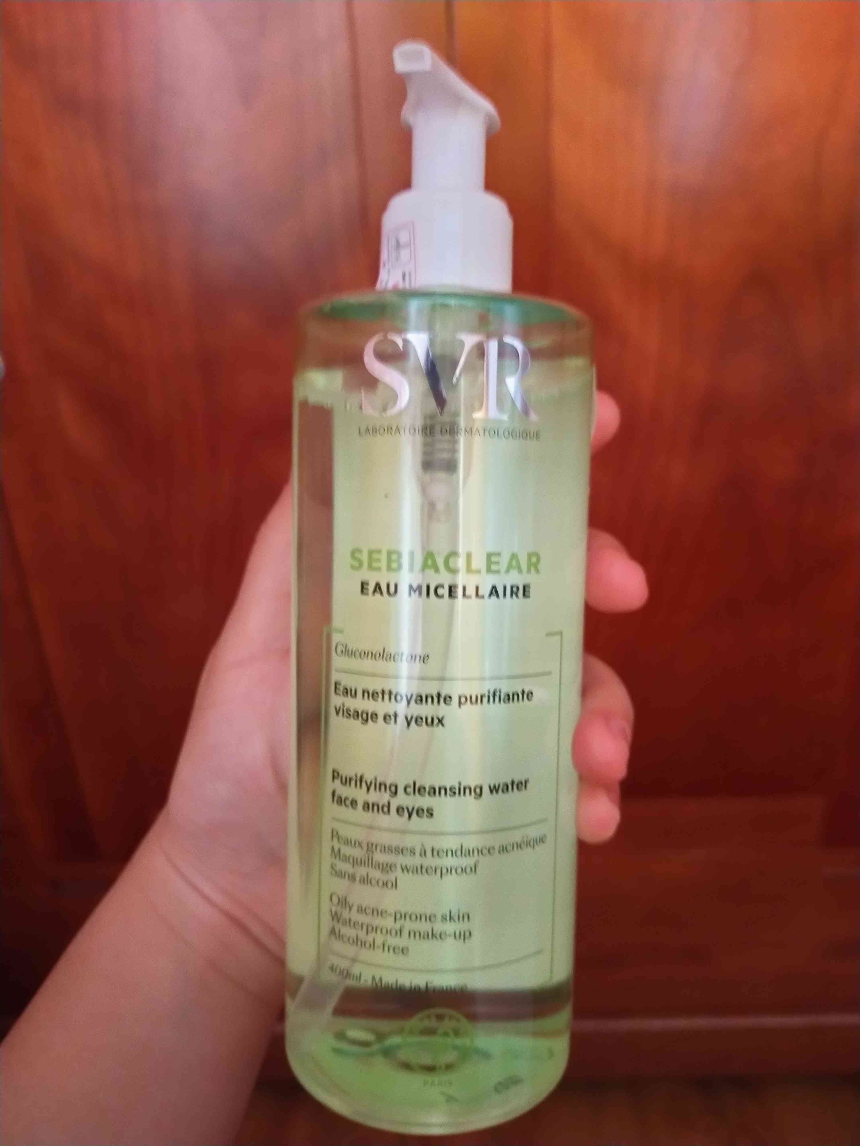 Nước Tẩy Trang SVR Sebiaclear Eau Micellaire 400ml - Làm Sạch Da Nhạy Cảm, Loại Bỏ Trang Điểm Không Thấm Nước, An Toàn Cho Da Mụn