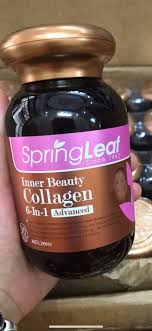 Viên uống Collagen 6 in 1 Spring Leaf Inner Beauty Plus của Úc - Hỗ trợ làm đẹp da, tóc, móng chắc khỏe cho phụ nữ 18+ 90 viên