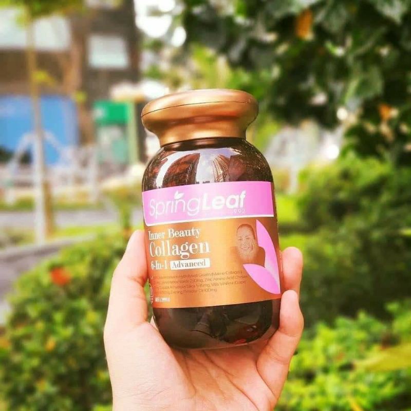 Viên uống Collagen 6 in 1 Spring Leaf Inner Beauty Plus của Úc - Hỗ trợ làm đẹp da, tóc, móng chắc khỏe cho phụ nữ 18+ 90 viên