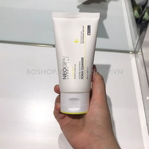 Sữa Rửa Mặt Neogen Dermalogy A-Clear Aid Soothing Foam Cleanser 100ml - Giải Pháp Dưỡng Ẩm và Ngăn Ngừa Mụn Cho Da Nhạy Cảm