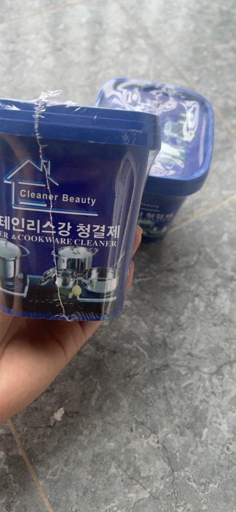 Combo 2 Hộp Kem Tẩy Xoong Nồi Đa Năng Hàn Quốc - Giải Pháp Vệ Sinh Hiệu Quả Cho Nhà Bếp