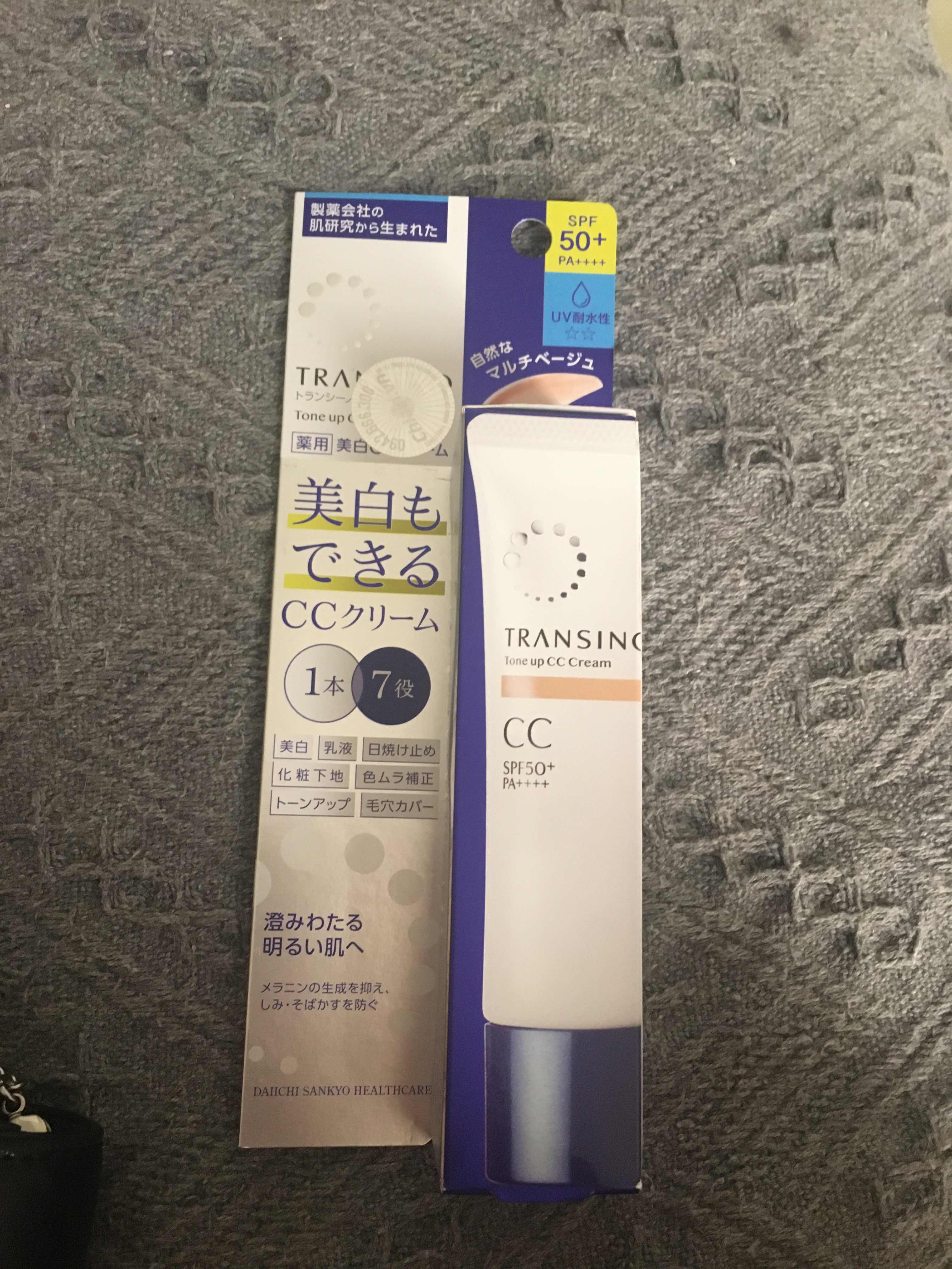 Kem Trang Điểm Chống Nắng Transino Whitening CC Cream SPF50+ PA++++ - Lớp Nền Hoàn Hảo, Dưỡng Trắng, Mờ Nám, Tán Nhang, Tiện Lợi 30g