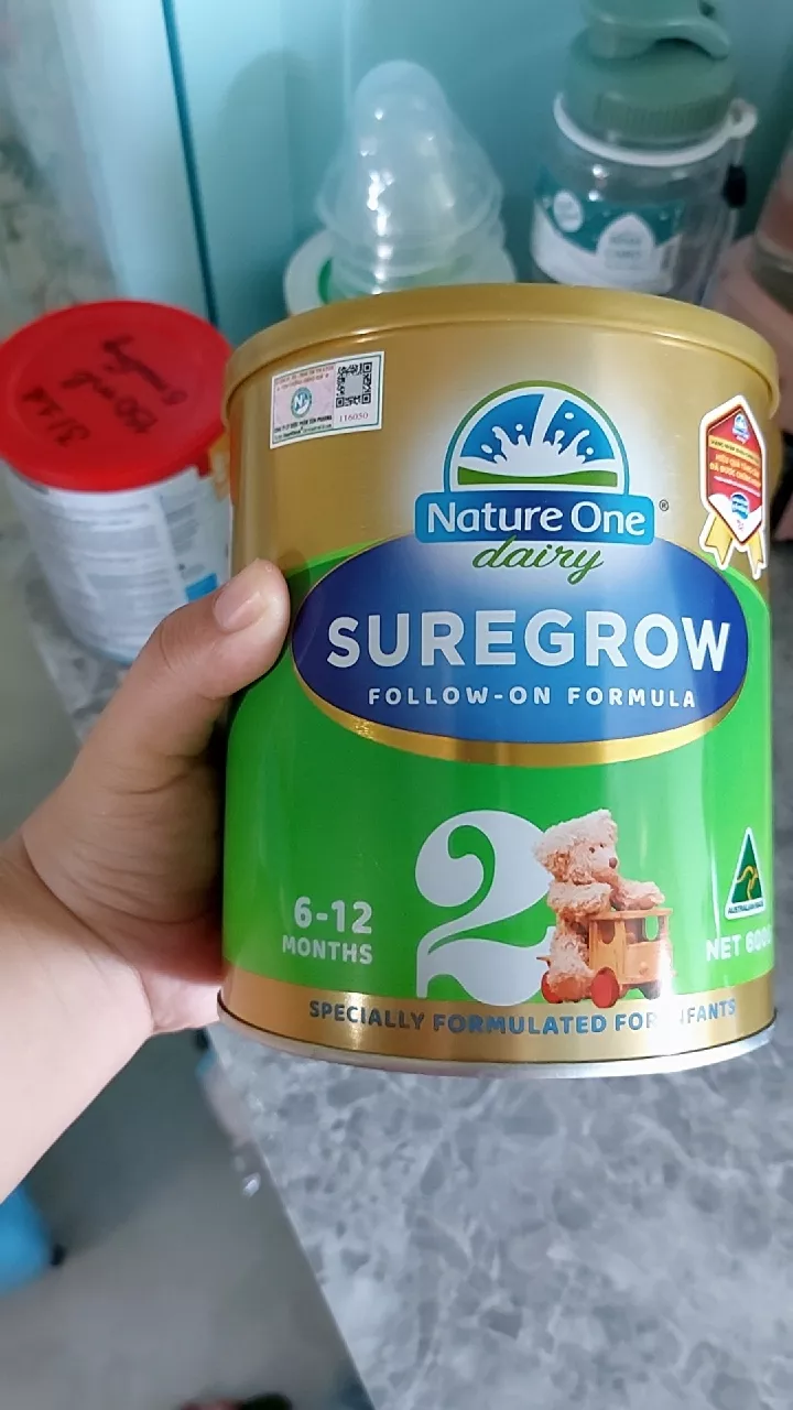 Sữa Bột Nature One Dairy SureGrow cho Bé 0-6 Tuổi - 36 Thành Phần Thiết Yếu, Hỗ Trợ Tiêu Hóa, Tăng Cường Miễn Dịch Tự Nhiên
