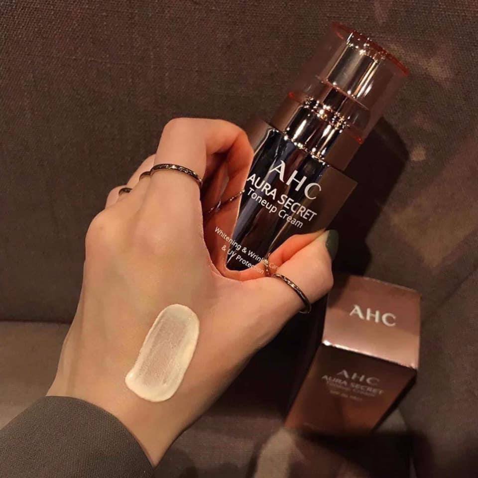 Kem dưỡng trắng AHC Aura Secret Tone Up Cream - Dưỡng trắng da, nâng tone hiệu quả, SPF 30 PA++ - Sản phẩm chăm sóc da Hàn Quốc