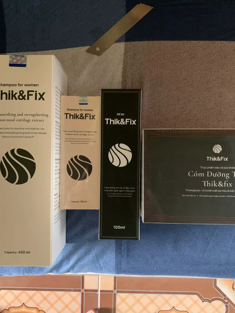 Xịt Tóc Thik&Fix 100ml - Giải Pháp Kích Mọc Tóc Dày Mượt, Ngăn Rụng Tóc, Tinh Dầu Bưởi Thơm Dịu, Dưỡng Tóc Khỏe Mạnh