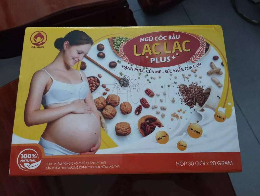 Ngũ Cốc Bầu Lạc Lạc Premium - Hỗ Trợ Dinh Dưỡng Toàn Diện Cho Bà Bầu - Hộp 30 Gói 
