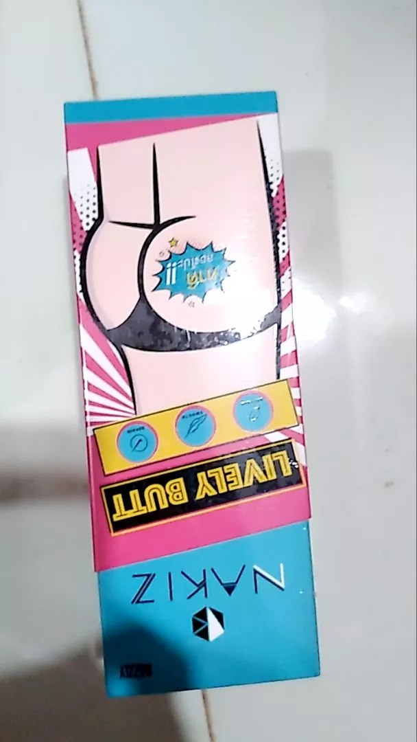Kem giảm thâm mông, nhũ hoa Nakiz Lively Butt 100ml - Hỗ trợ làm sáng da, mịn màng cho vùng thâm, an toàn cho mọi loại da.