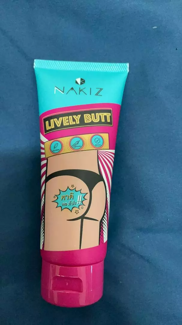 Kem giảm thâm mông, nhũ hoa Nakiz Lively Butt 100ml - Hỗ trợ làm sáng da, mịn màng cho vùng thâm, an toàn cho mọi loại da.