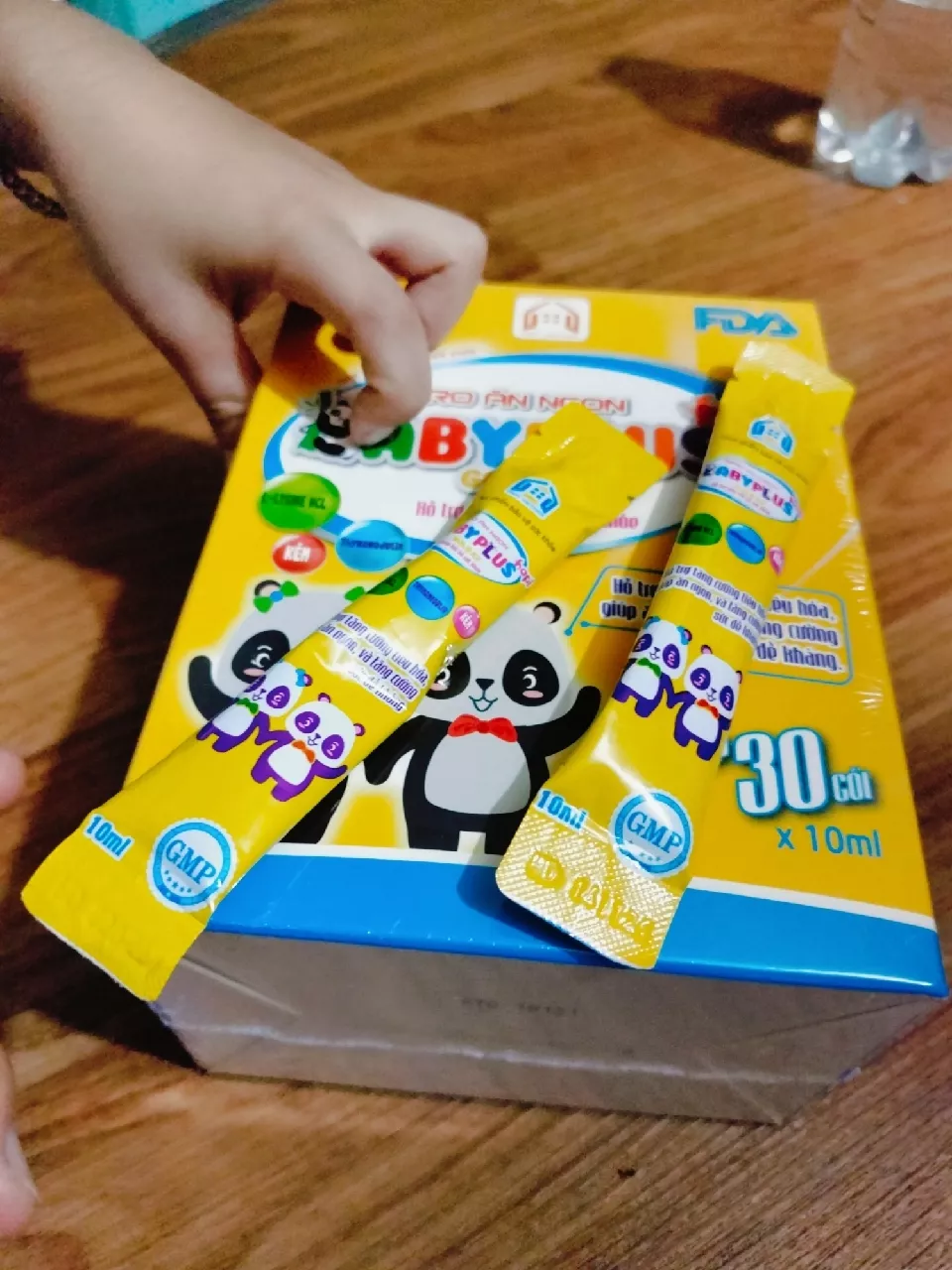 Siro Ăn Ngon Baby Plus Hỗ Trợ Tiêu Hóa Tốt Hộp 30 Gói