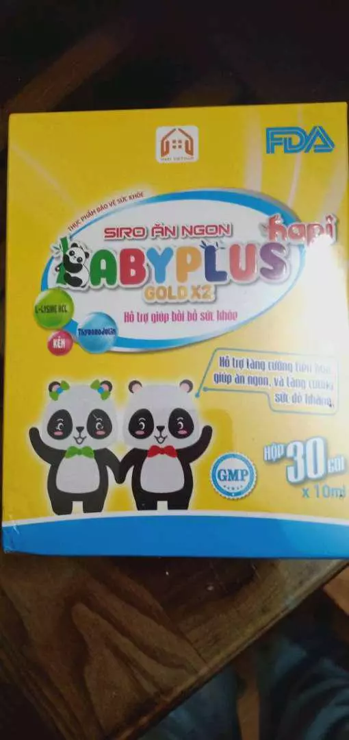 Siro Ăn Ngon Baby Plus Hỗ Trợ Tiêu Hóa Tốt Hộp 30 Gói