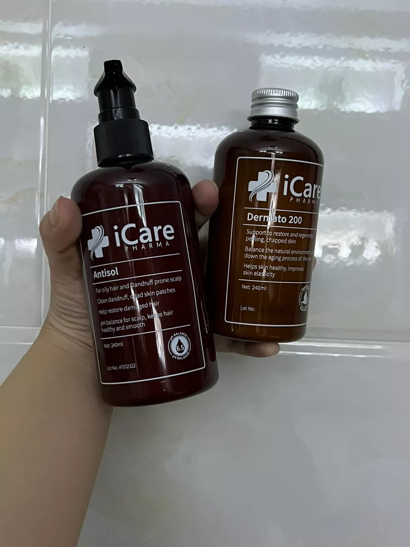 Combo Dermato 200 & Dầu Gội Antisol - Giải Pháp Sạch Gàu, Ngứa Da Đầu, Dưỡng Tóc Khỏe Mạnh, Phục Hồi Da Đầu, Chống Rụng Tóc