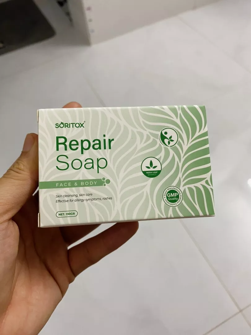 Xà Bông Soritox 130gr - Chăm Sóc Da Mờ Thâm, Sạch Mụn, Dưỡng Ẩm Tự Nhiên Cho Mọi Loại Da