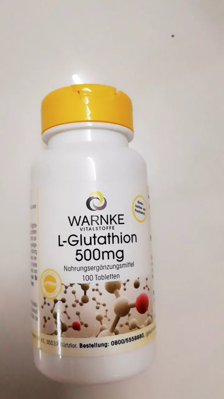 Viên Uống Trắng Da Warnke L-Glutathione 100 Viên - Dưỡng Trắng Từ Bên Trong, Hỗ Trợ Làm Sáng Da, Cải Thiện Vùng Da Sạm Màu
