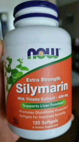 Viên Uống NOW FOODS Extra Strength Milk Thistle Extract 450mg Silymarin (360mg) - Hỗ Trợ Giải Độc Gan, Tăng Cường Chức Năng Gan, 120 Viên
