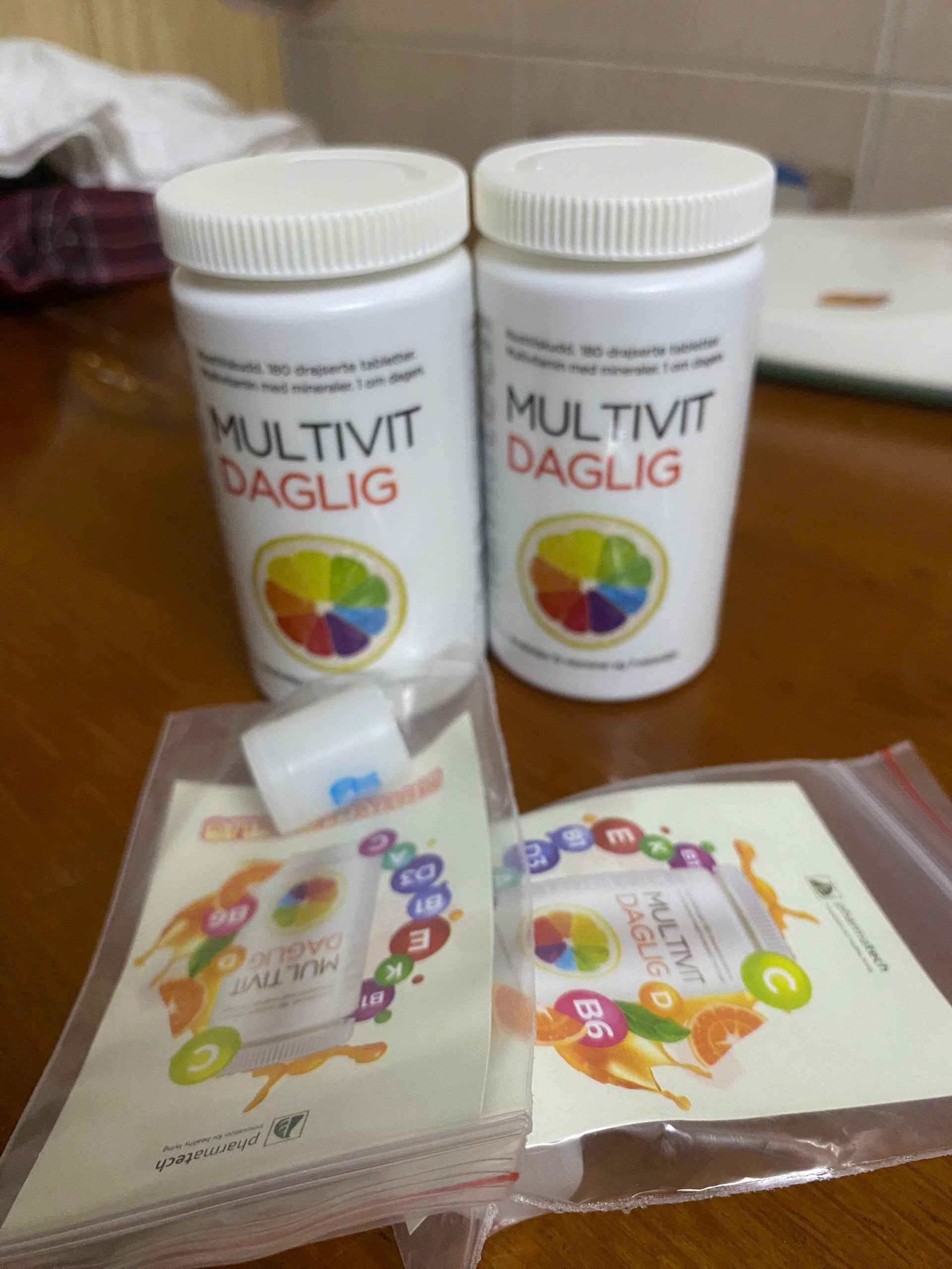 Viên uống bổ sung Vitamin và Khoáng chất MULTIVIT DAGLIG 180 viên-Nauy