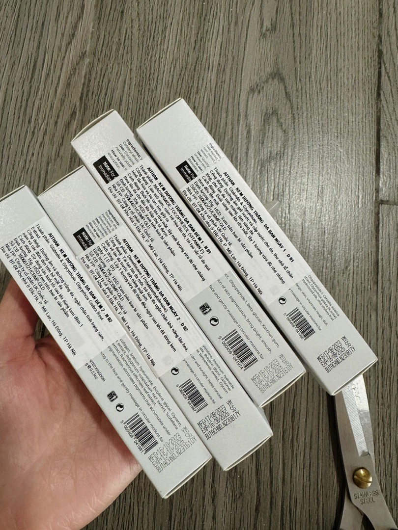 Bộ Kem Dưỡng Da AiThan Chuyên Sâu - Giúp Cải Thiện Nám, Làm Sáng Da, Chống Oxy Hóa, 4 Tùy Típ 15g