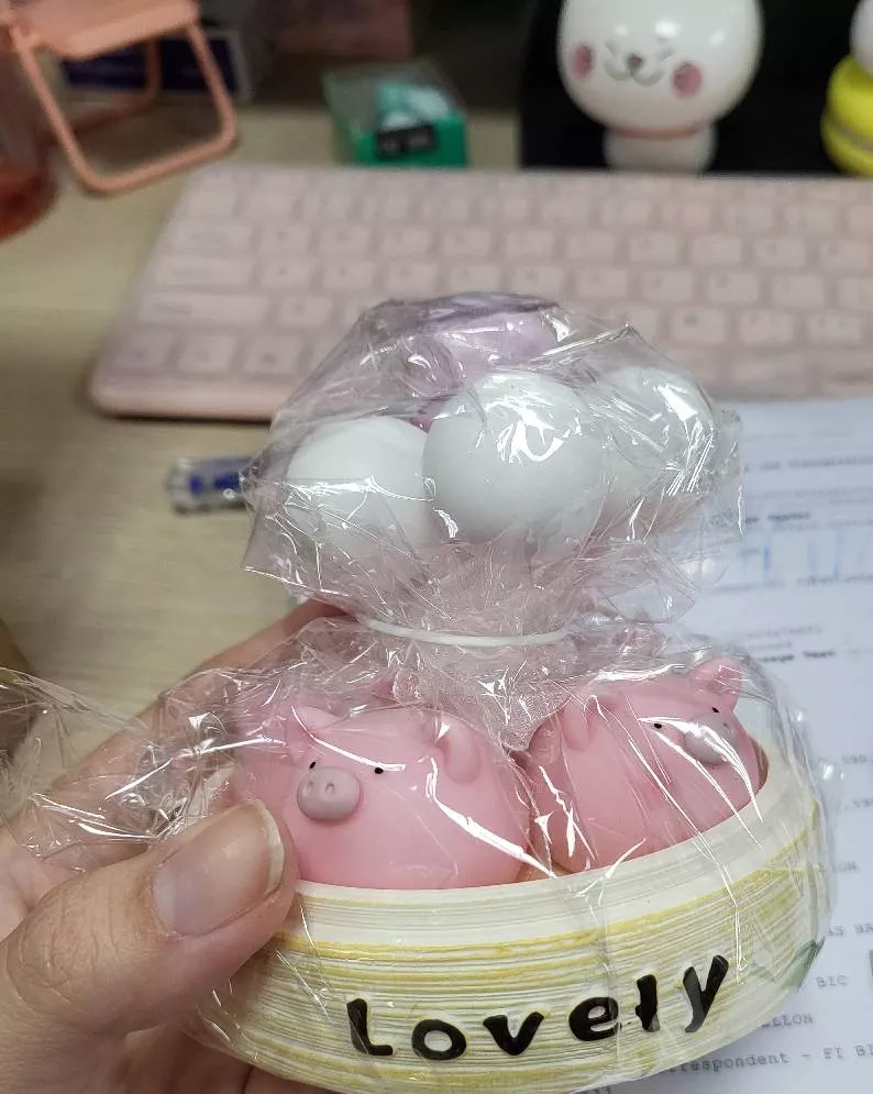 Set Khay 4 Heo Con Trang Trí - Bộ Dùng Cho Bàn Học và Ô Tô - Nhựa Thân Thiện Môi Trường, Xinh Xắn, Đáng Yêu