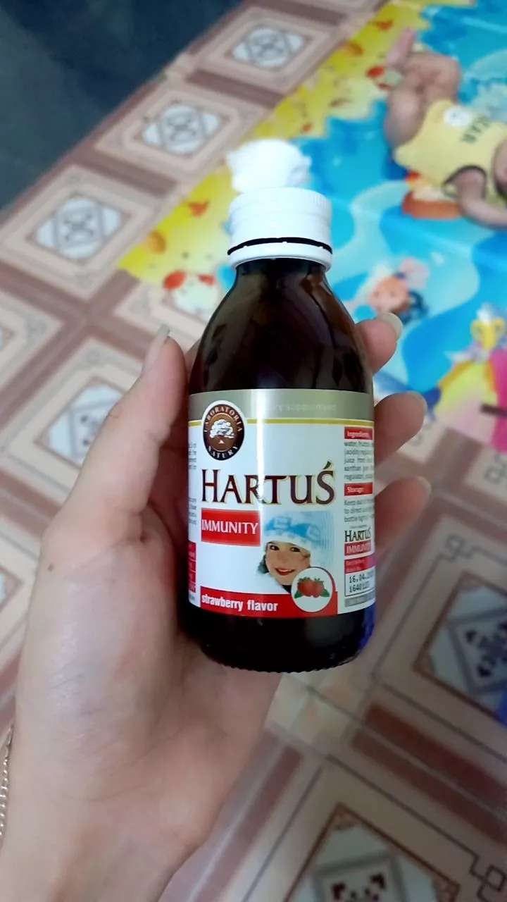 Siro Hartus Immunity - Tăng cường miễn dịch cho trẻ từ 4 tháng tuổi, hỗ trợ sức khỏe và tăng cường đề kháng tự nhiên