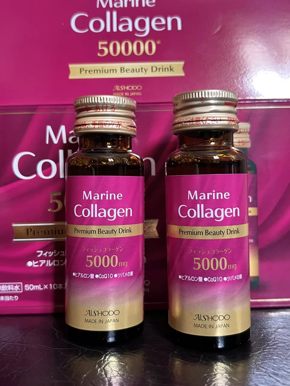 Nước Uống Marine Collagen 50000 Premium Beauty Drink Nhập Khẩu Nhật Bản - Tăng Cường Đẹp Da, Sức Khỏe, Dưỡng Ẩm, Chống Lão Hóa