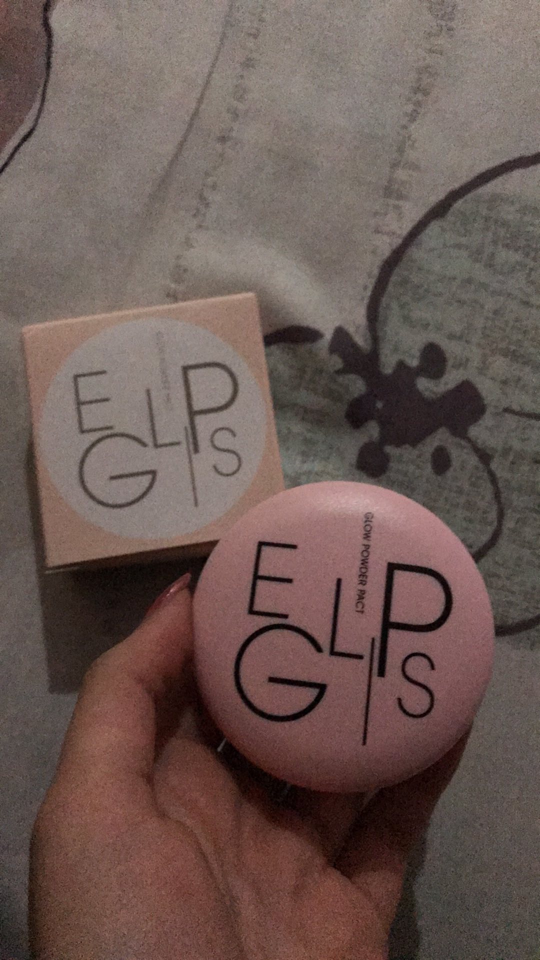 Phấn Phủ Kiềm Dầu Eglips Glow Powder Pact Pink - Phấn Trang Điểm Tạo Độ Hồng, Kiểm Soát Nhờn, Chất Lượng Cao