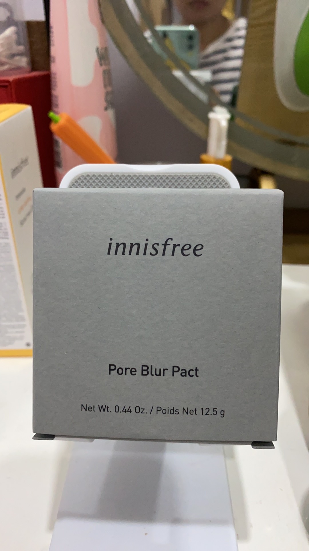 Phấn Phủ Kiềm Dầu Innisfree Pore Blur Pact Dạng Nén - Giúp Da Mịn Màng, Khô Thoáng và Lâu Trôi, Phù Hợp Cho Da Dầu và Hỗn Hợp