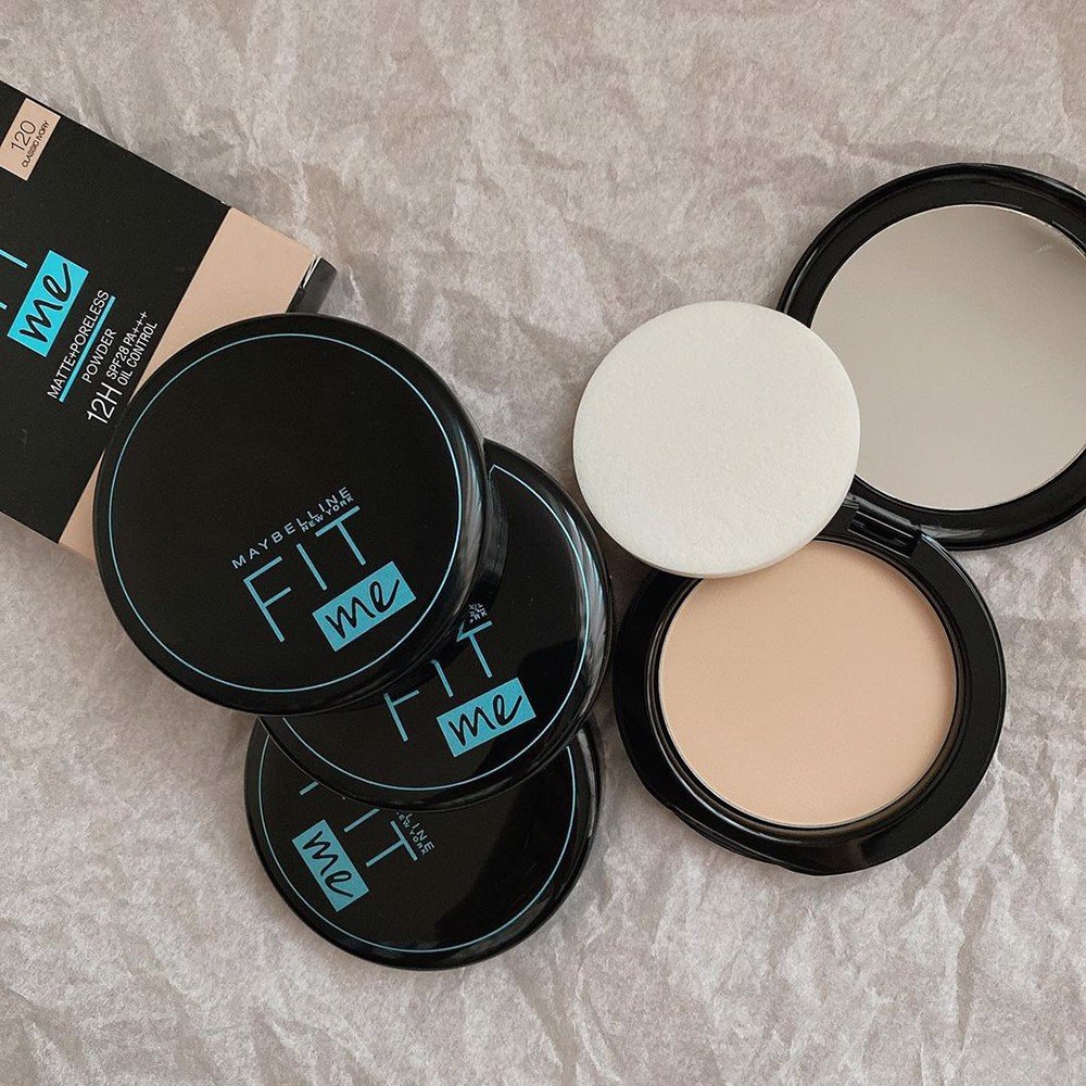 Phấn Phủ Kiềm Dầu Lâu Trôi Maybelline Fit Me - Dạng Nén Độc Quyền, Chống Nắng SPF 28 PA+++ - Trang Điểm Sáng Mịn Tự Nhiên