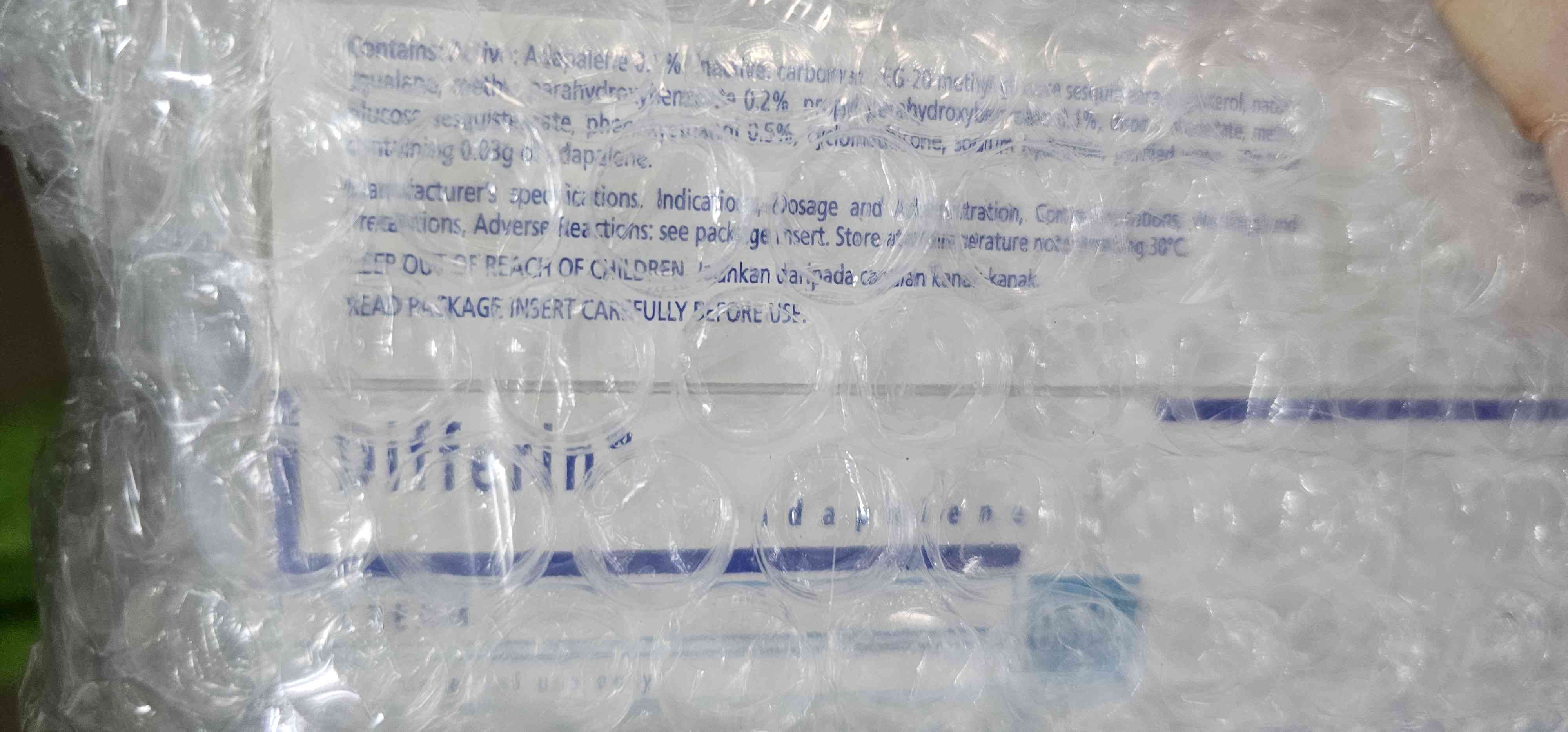 Kem Hỗ Trợ Giảm Mụn Trứng Cá Diff Cream 30g - Chứa 0.1% Ada.palene, Giúp Giảm Thâm và Làm Sáng Da, Chăm Sóc Da Hiệu Quả