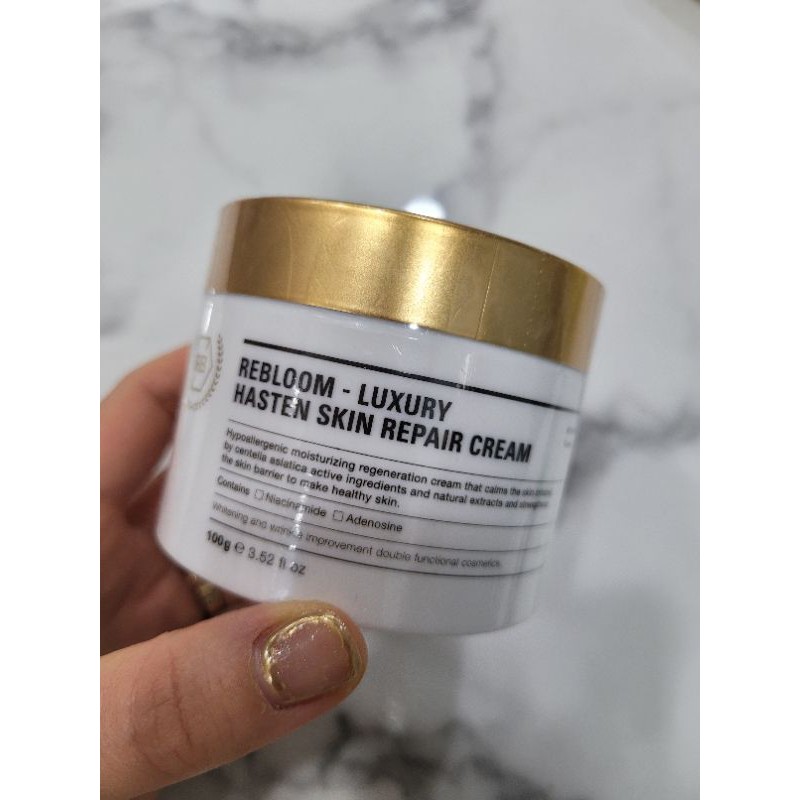 Kem Giảm Nám Rebloom-Luxury Hasten Skin Repair Cream - Dưỡng Sáng Da, Giảm Tàn Nhang, Chống Lão Hóa 100g