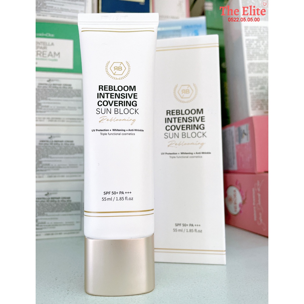Kem Chống Nắng Giữ Ẩm Luxury Rebloom SPF50+ - Bảo Vệ Da Tối Ưu, Ngăn Ngừa Lão Hóa, Dành Cho Mọi Loại Da