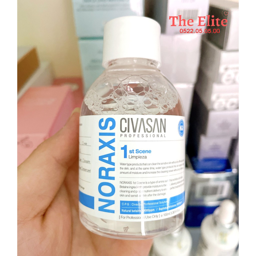 Tẩy trang Civasan Noraxis 1st Scene Limpieza 300ml - Sản phẩm tẩy trang cho da nhạy cảm, cung cấp độ ẩm và làm sạch tối ưu.