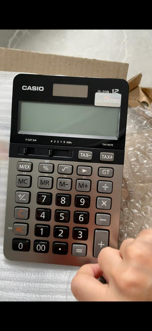 Máy Tính Casio JS-20B dành cho Văn Phòng và Kế Toán - Màn Hình Lớn, Nhiều Chức Năng Tiện Lợi, Thiết Kế Độc Đáo, Thân Thiện Người Dùng