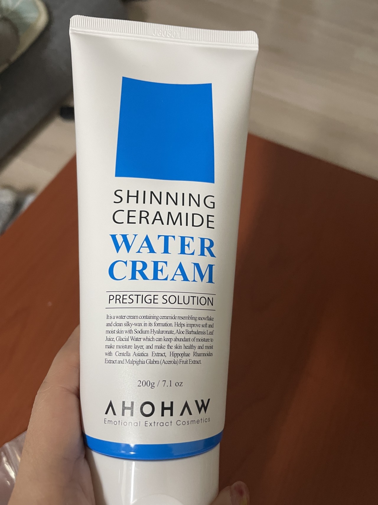Kem Dưỡng Ẩm Ahohaw Shinning Ceramide Water Cream - Cấp Nước và Giữ Ẩm Cho Làn Da Căng Bóng, Rạng Ngời 200ml