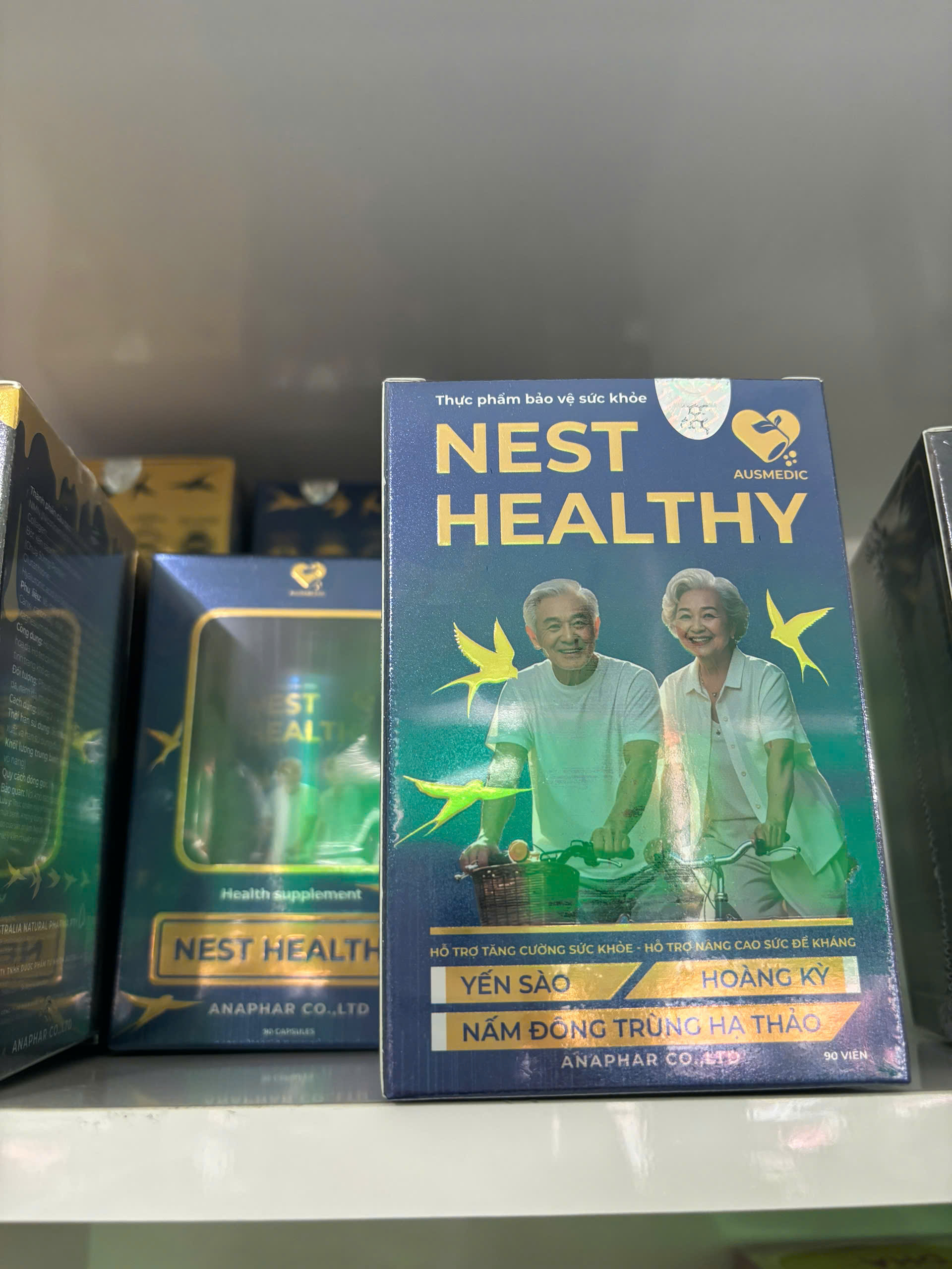 Viên Uống Yến Sào Nest Healthy 22500 - Tăng Cường Sức Đề Kháng, Cải Thiện Giấc Ngủ, Hỗ Trợ Sức Khỏe Từ Ausmedic