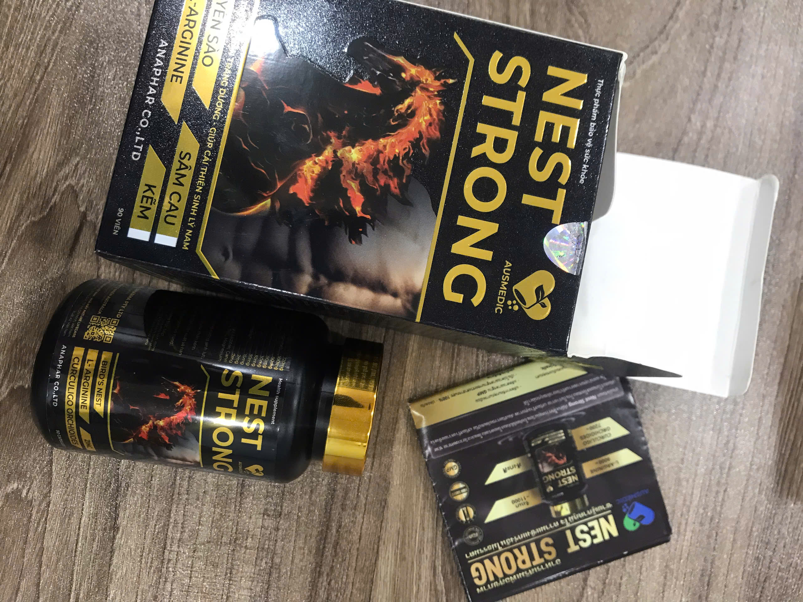 Viên uống yến sào hỗ trợ sinh lực nam Nest Strong - Ausmedic