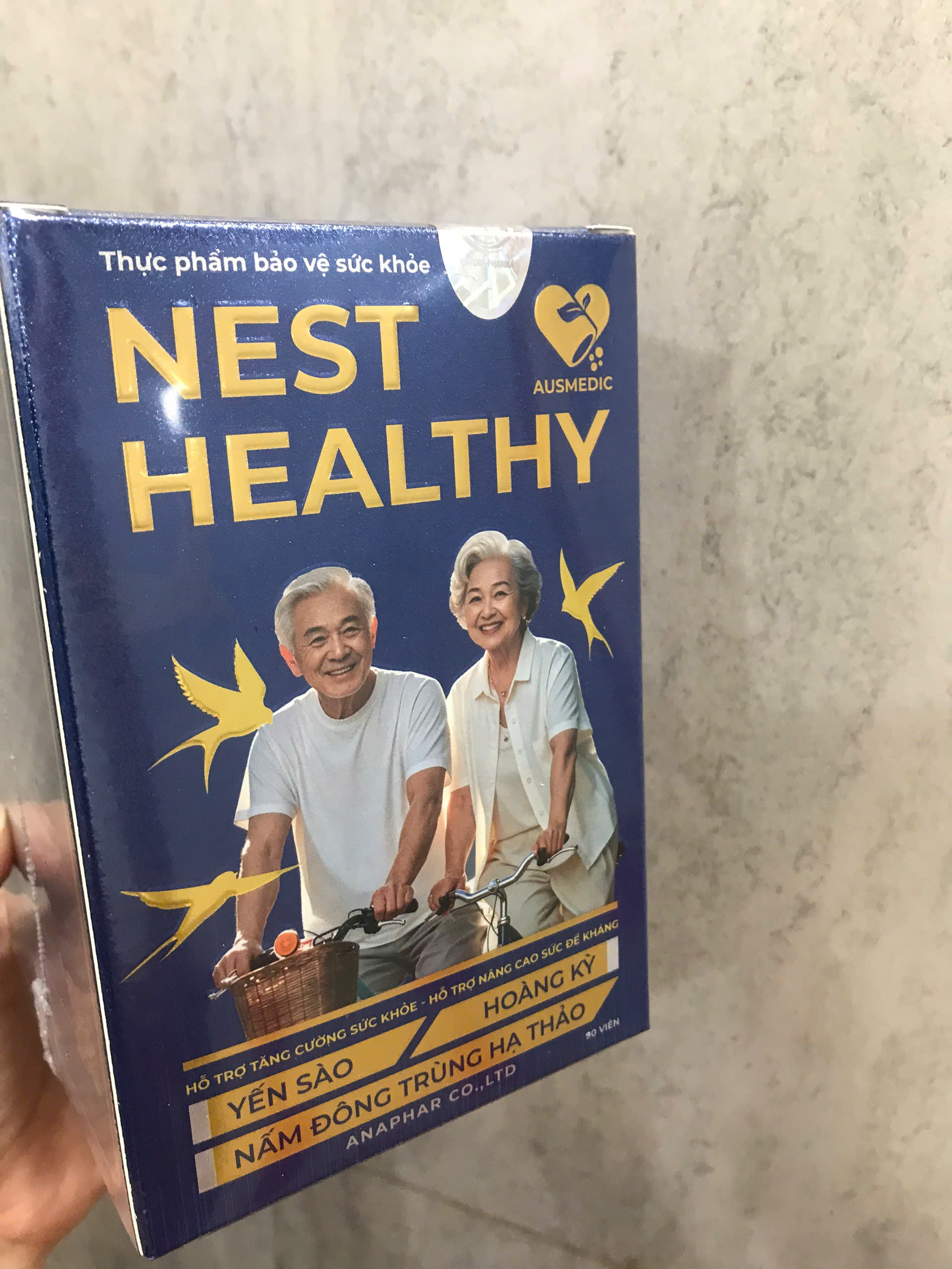 Viên Uống Yến Sào Nest Healthy 22500 - Tăng Cường Sức Đề Kháng, Cải Thiện Giấc Ngủ, Hỗ Trợ Sức Khỏe Từ Ausmedic