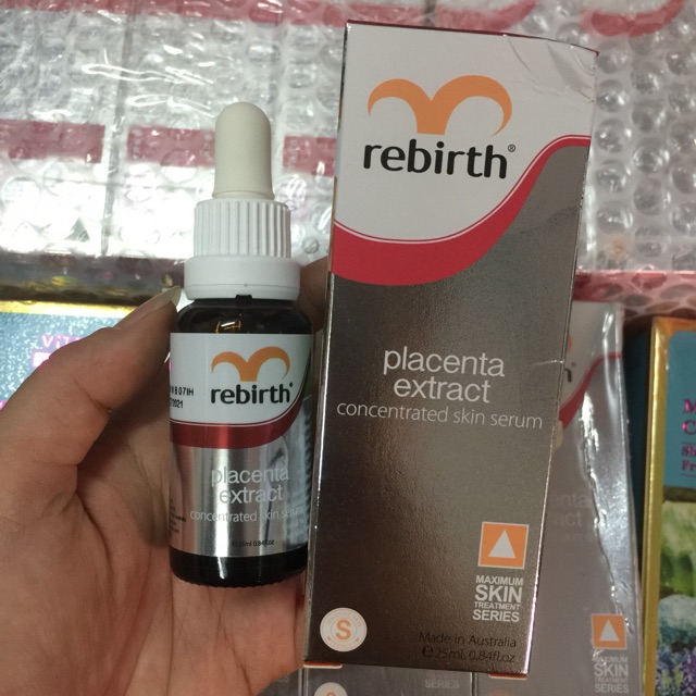Serum Dưỡng Da Giảm Nám Nhau Thai Cừu Rebirth Đậm Đặc 45% - Tinh Chất Làm Sáng Da, Cấp Ẩm và Se Khít Lỗ Chân Lông 25ml